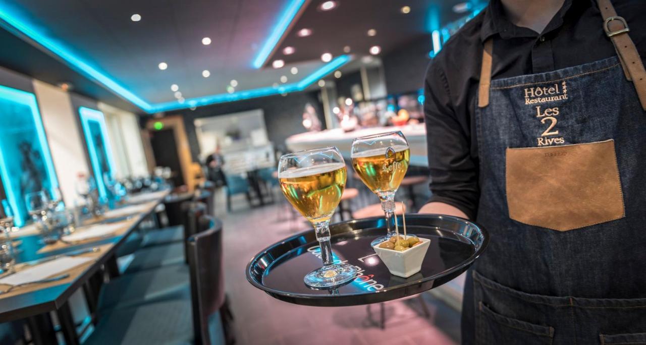 Logis Hotel Restaurant Les 2 Rives - A75, En Bordure De Riviere Banassac Kültér fotó
